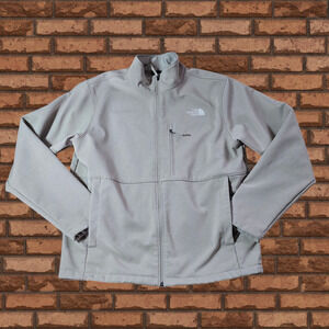The North Face Men’s Apex Bionic Windwall Beige Jacket, Size Large